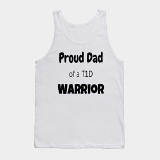 Proud Dad Of A T1D Warrior Tank Top